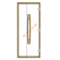 Дверь стеклянная Sawo «прозрачная» 741-4SCD-1 7/19, коробка кедр, с порогом