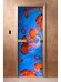 Дверь стеклянная DoorWood с фотопечатью «Медузы»