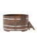 Купель для бани BentWood круглая из мореного дуба Рустик, D1,8 м