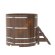Купель для бани BentWood круглая из мореного дуба Премиум, D1,5 м