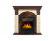 Электрокамин Electrolux Classic EFP/P-1020LS с порталом Firelight Torre Classic U угловой, слоновая кость, темный дуб