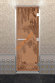 Дверь стеклянная DoorWood Хамам «Березка» бронза матовая, 1900х700 мм