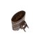 Купель для бани BentWood овальная из мореного дуба Премиум, 0,69х1,31 м