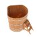 Купель для бани BentWood угловая из сращённой лиственницы, 1,37х1,37 м