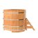 Купель для бани BentWood угловая из сращённой лиственницы, 1,37х1,37 м