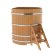 Купель для бани BentWood угловая из лиственницы Премиум, 1,19х1,19 м