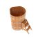 Купель для бани BentWood угловая из сращённой лиственницы, 1,03х1,03 м
