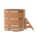 Купель для бани BentWood круглая из дуба Премиум, D1,5 м