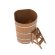 Купель для бани BentWood угловая из дуба Премиум, 1,03х1,03 м