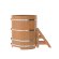 Купель для бани BentWood угловая из дуба Премиум, 1,03х1,03 м