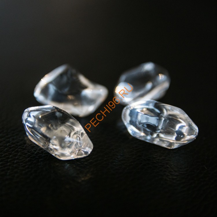 Камин уличный газовый Kratki PATIO MINI/G31/37MBAR/B, белое стекло, с пультом ДУ