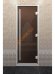 Дверь стеклянная DoorWood Хамам «Престиж» бронза, 1900х700 мм