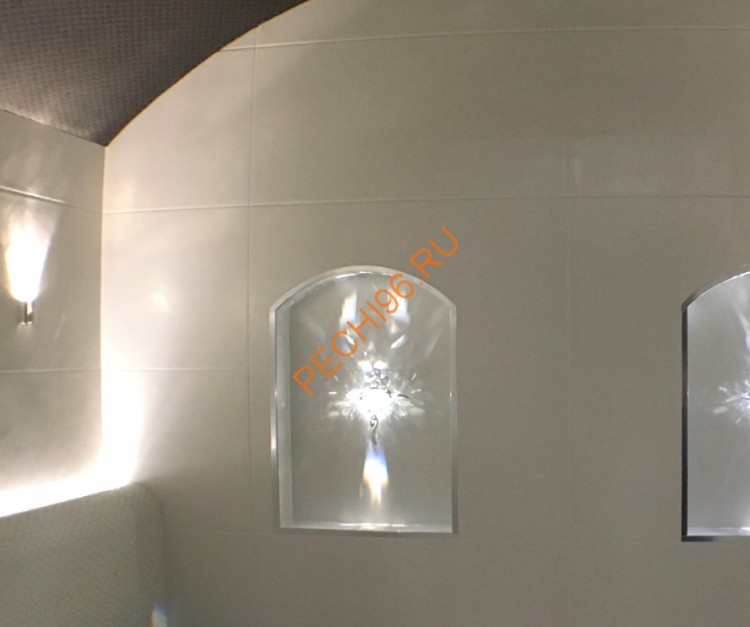 Дверь стеклянная DoorWood Хамам «Посейдон» бронза матовая, 2000х800 мм